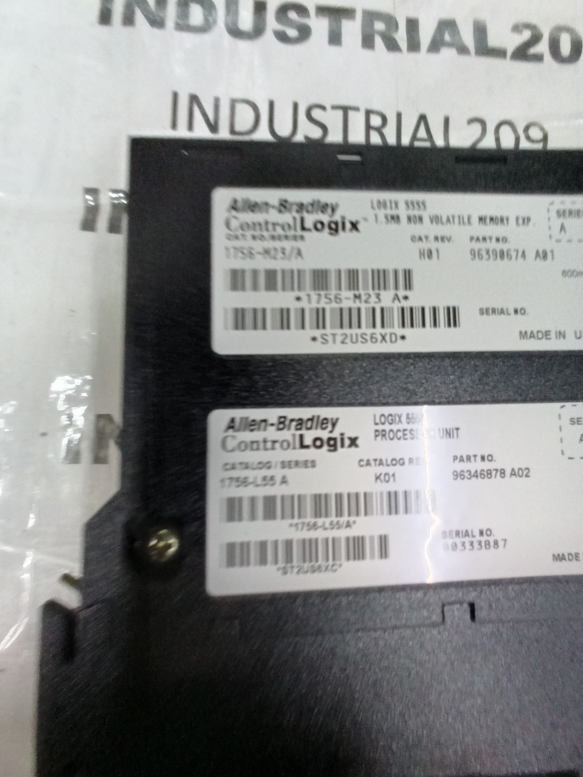 ALLEN BRADLEY PROCESSOR UNIT 1756-L55 A SERIES A