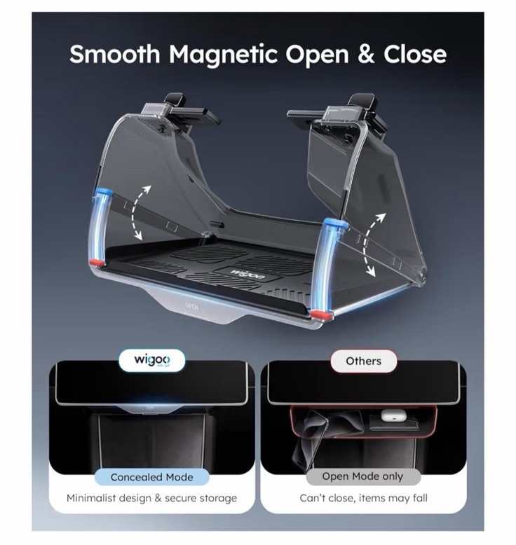 Wigoo Under Screen Organizer Model Y 2019~2026, Including Model Y Juniper New