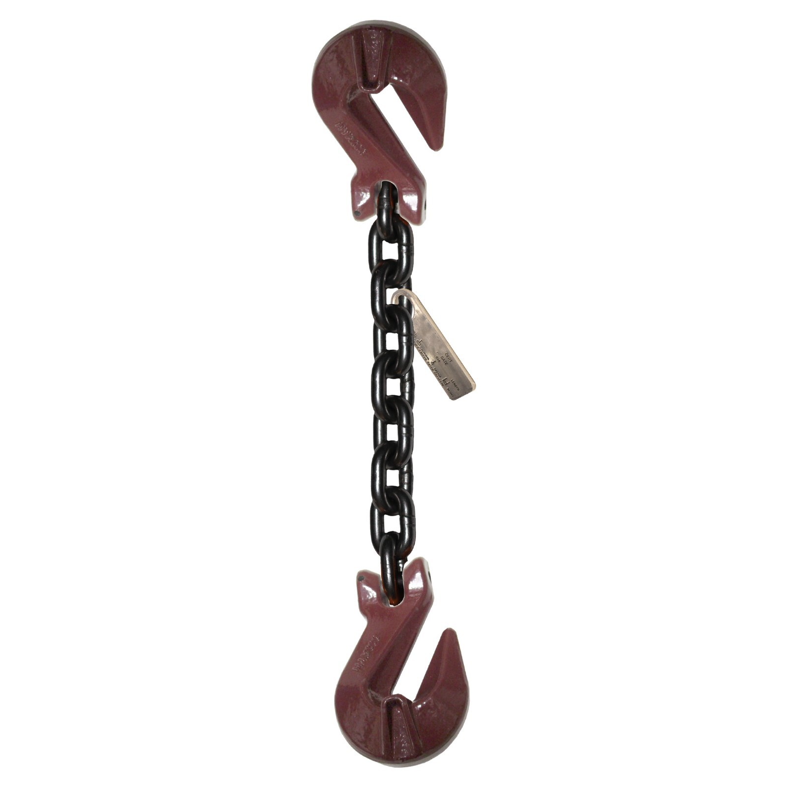 3/8″ x 20′ Lifting Chain Sling SGG Single Leg Grab Hooks Rigging Grade 80