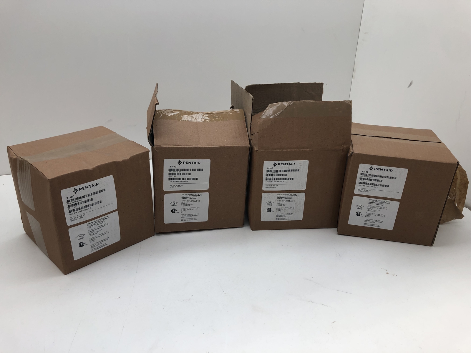 (QTY.4) PENTAIR T-100 SPLICE AND TEE CONNECTION KIT