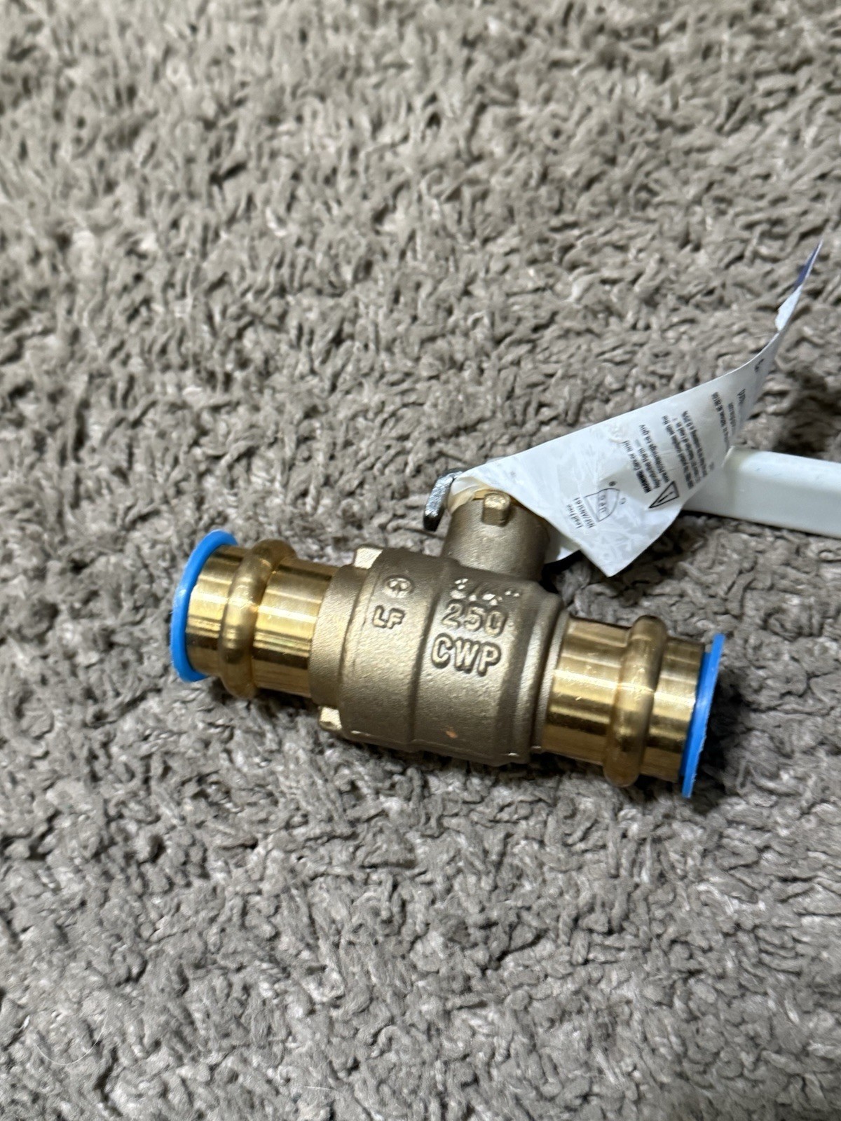 TMG 3/4 in. Brass Press x Press Full Port Ball Valve NEW