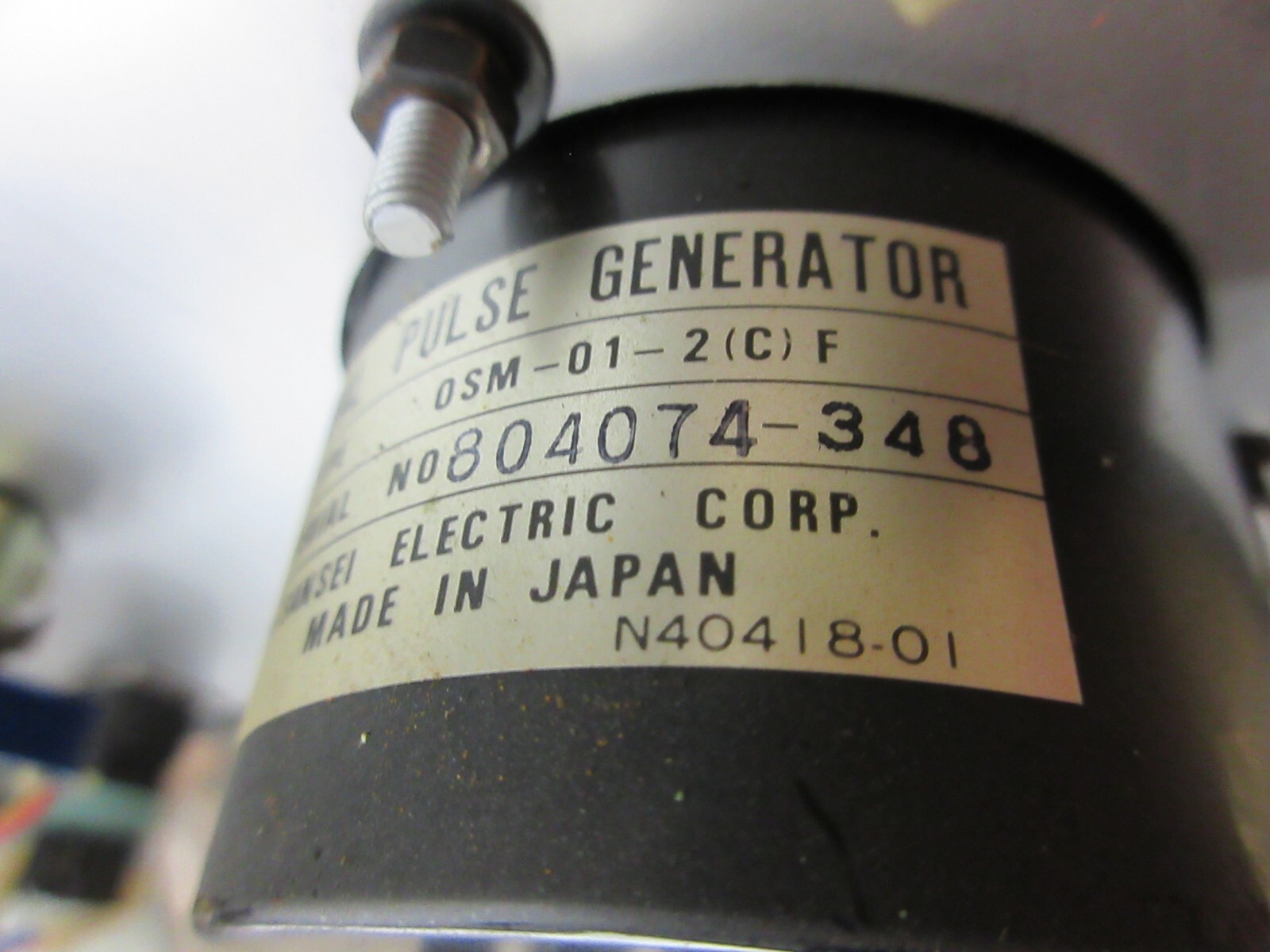 HITACHI SEIKI HT20 FANUC 10TF 1710-05-216-11 OSM-01-2(C)F MAIN OPERATOR PANEL