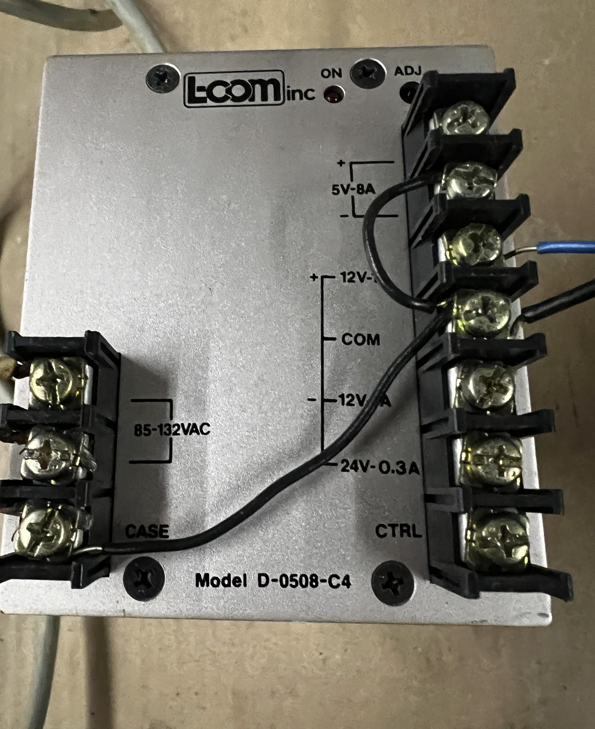 L-com Power Supply Model D-0508-C4