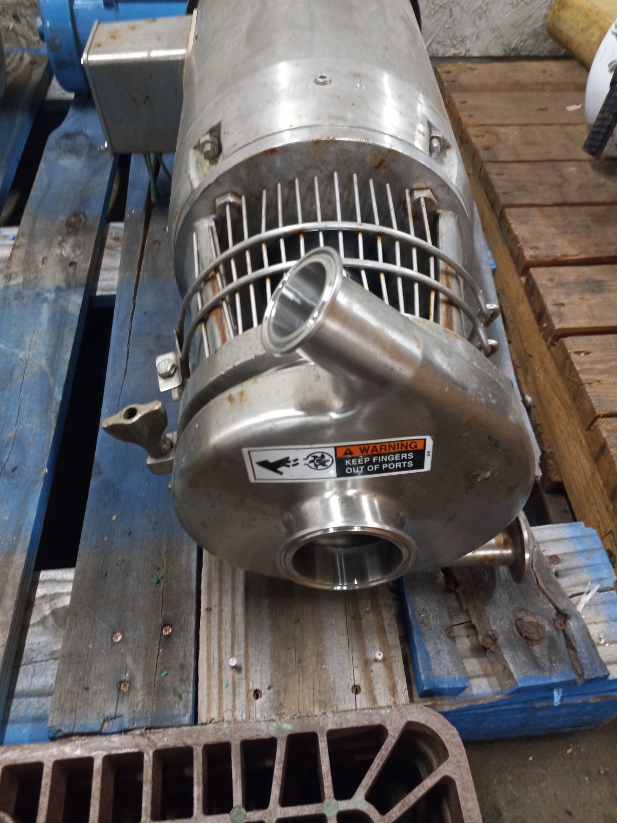 10 HP BALDOR RELIANCE CESSWDM3711T 3500 RPM WASHDOWN MOTOR+PUMP
