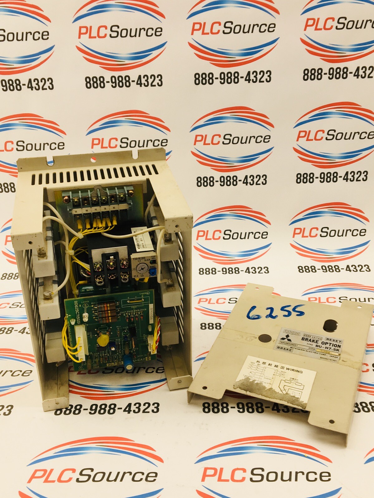 MITSUBISHI FREQROL 400V SERIES BU-H7.5K BREAK OPTION BOX TD840A490G51