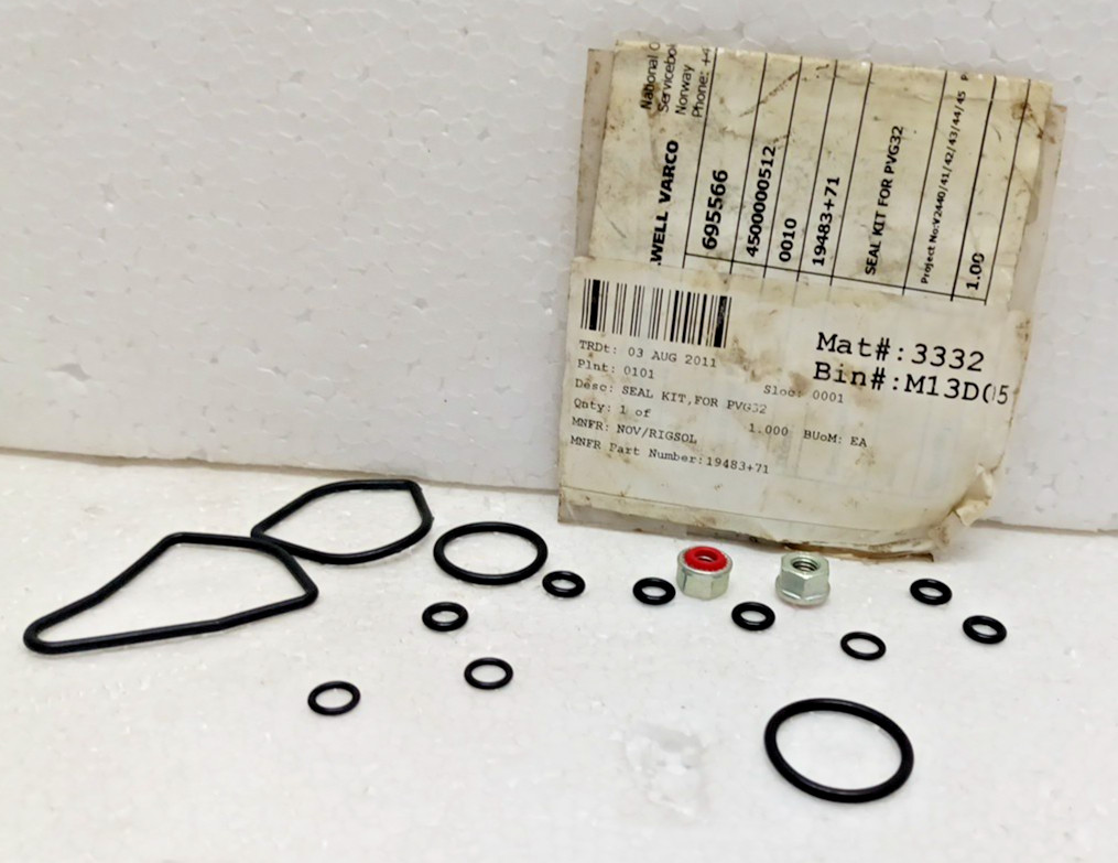 NOV/Rigsol Seal Kit For PVG 32 Free Expedite Shipping Worldwide