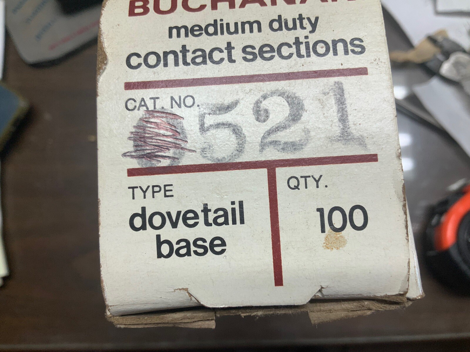 New Buchanan 521 Medium Duty Sectional Terminal Blocks – Box of 100