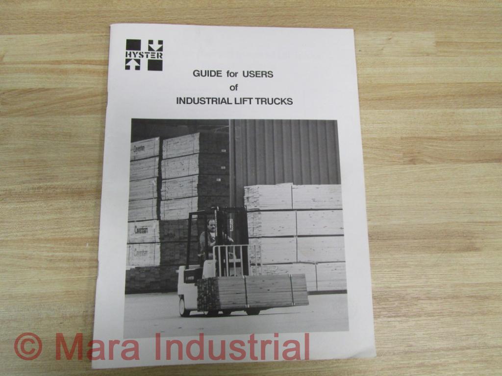 Hyster Manual Industrial Lift Trucks Hy-IDB87546