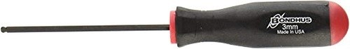 Bondhus 40656 – 3.0mm Ball End Screwdriver – 3.3″ Tagged & Barcoded – 1EA