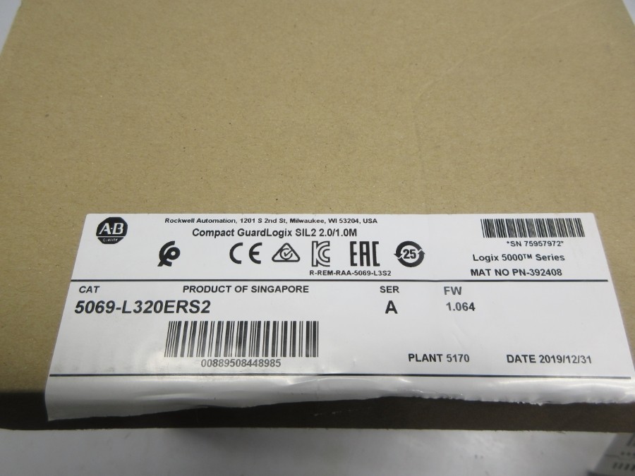 ALLEN BRADLEY 5069-L320ERS2 SER. A F/W 1.064 NSMP