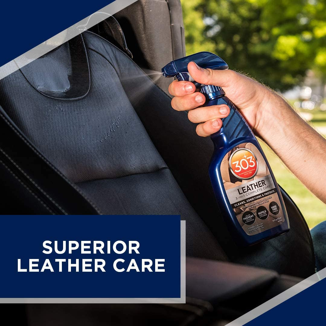 Leather 3-In-1 Complete Care – Cleans, Conditions, & Protects – Helps Prevent Fa