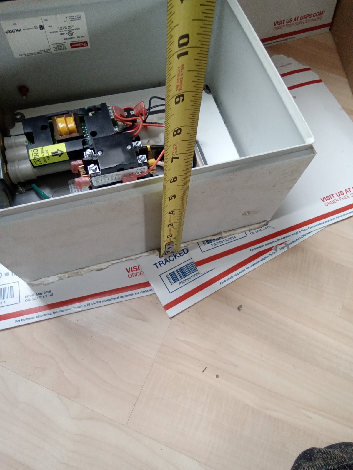 EEMAX EX100T ELECTRIC TANKLESS WATER HEATER USED , T1