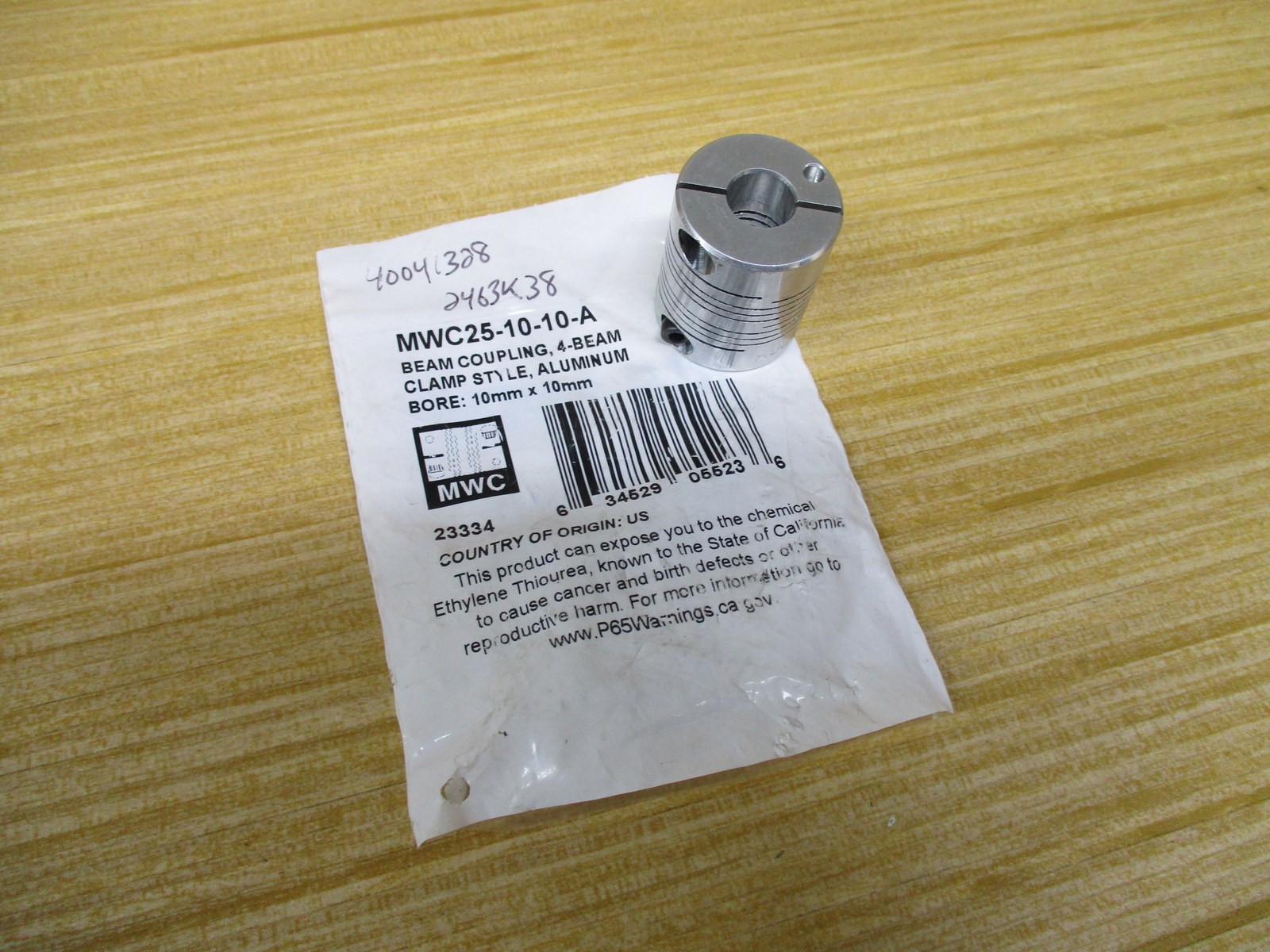 Ruland MWC25-10-10-A Beam Coupling MWC251010A