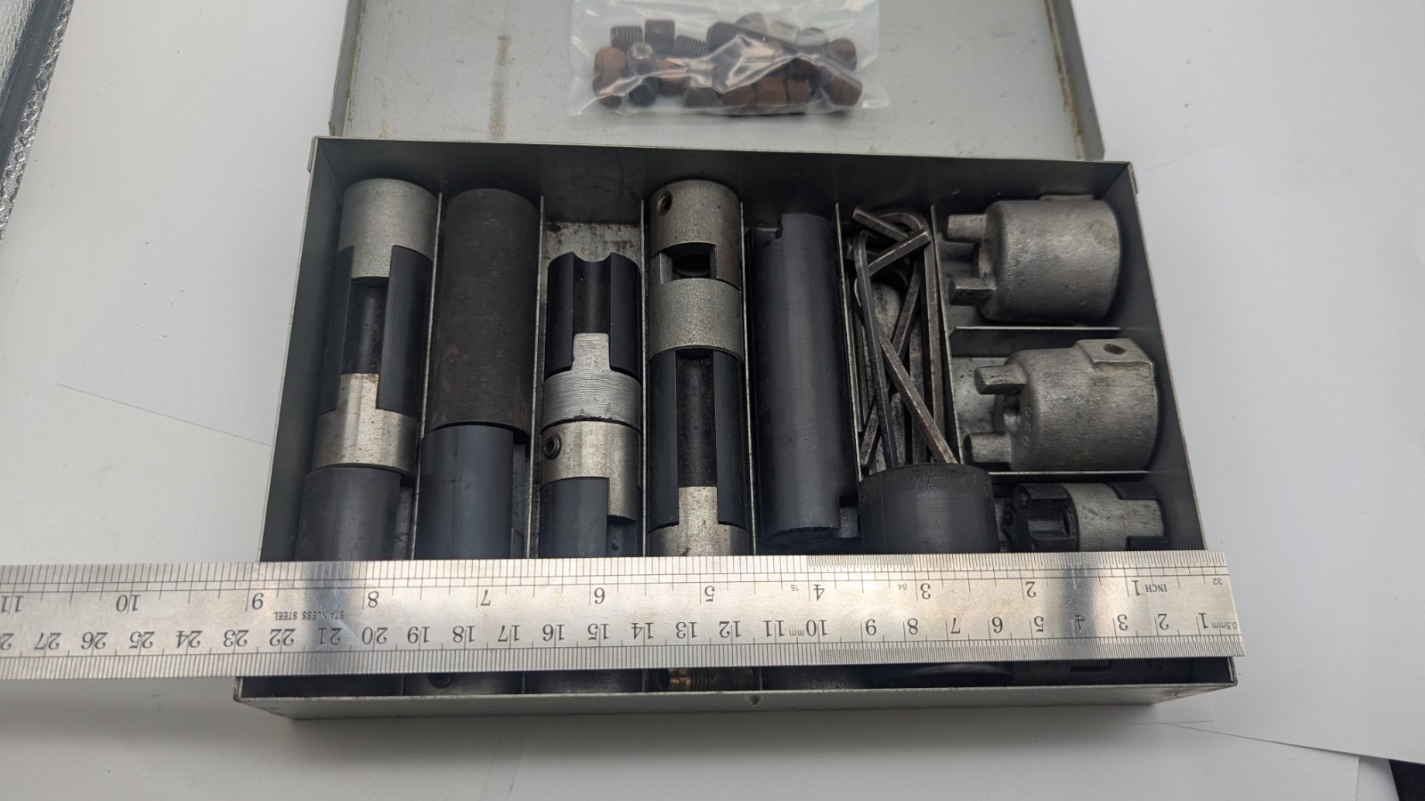 VINTAGE LOVEJOY COUPLINGS KIT FOR DISPLAY LOOK READ FUEL OIL BURNER
