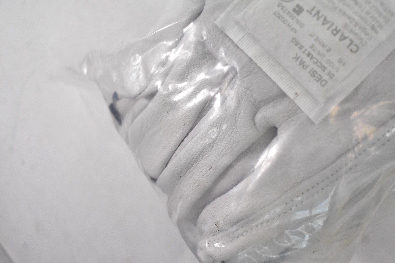 Industrial Leather Work Gloves White XL 12 Pairs 100% Leather Style 71-3618/XL