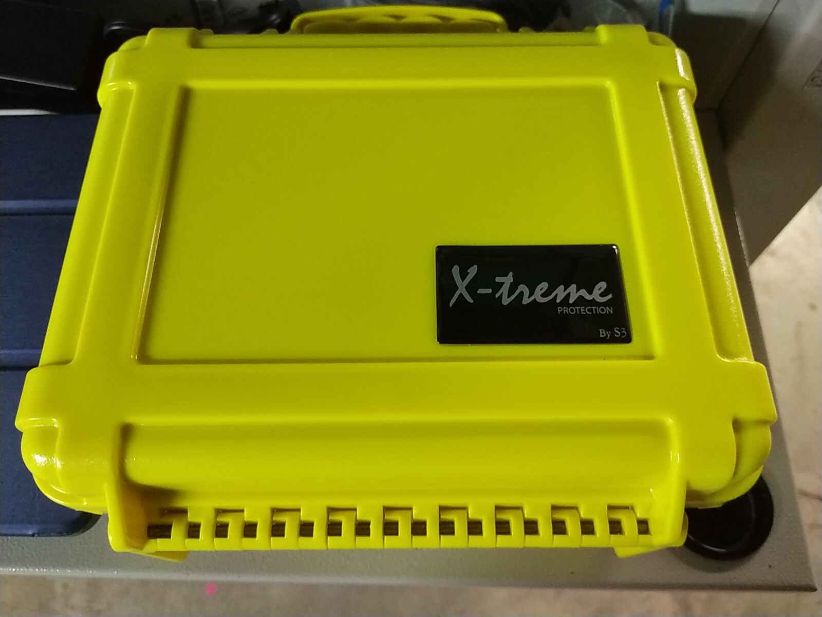 X-treme Protection Rugged Travel Case 13×11.5×7 inches- Yellow Used