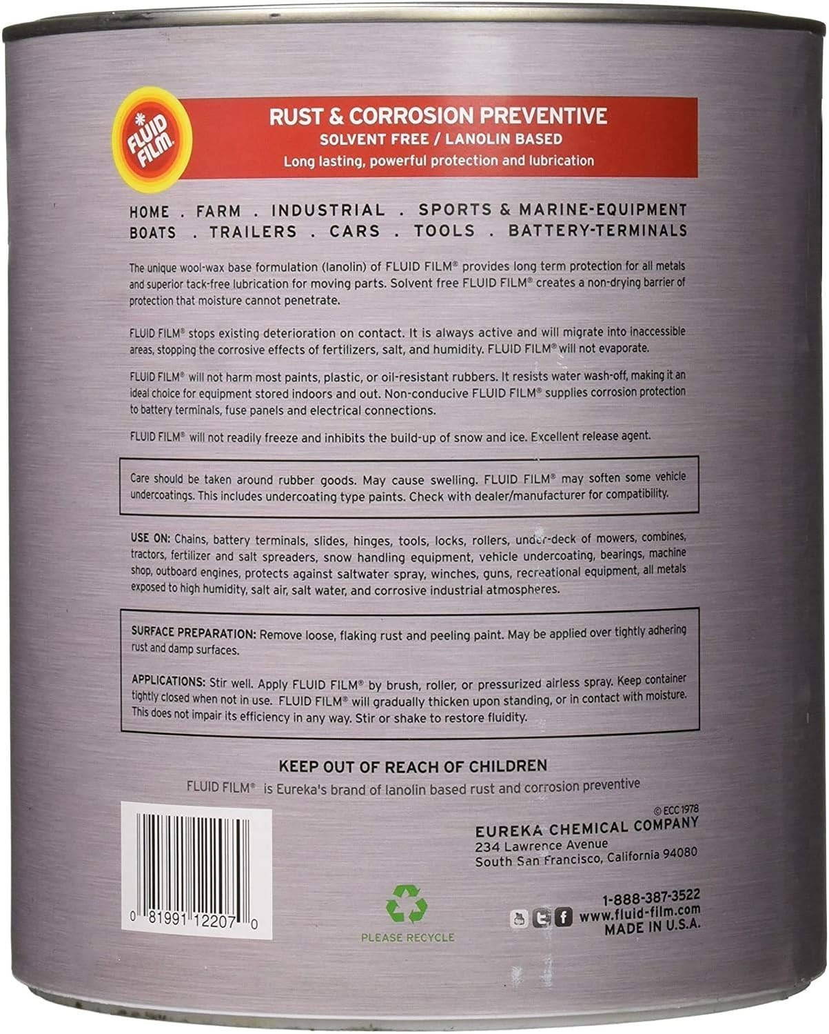 1 Gallon Rust Prevention Coating – Non-Toxic & Environmentally Friendly