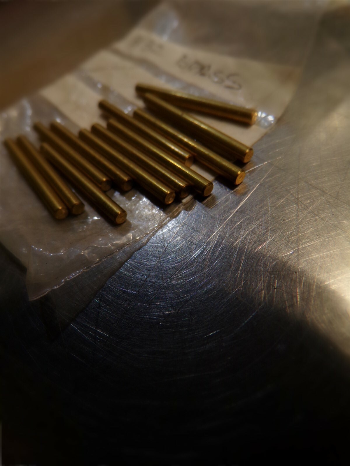 NEW Brass Pins 3/32 Lot of 12 *FREE SHIPPING*