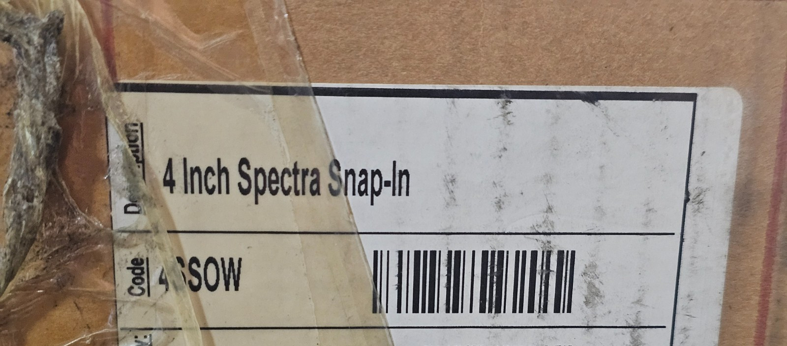 (QTY 10) Spectra Metals 4SSOW 4-inch K Style Snap in Outlet