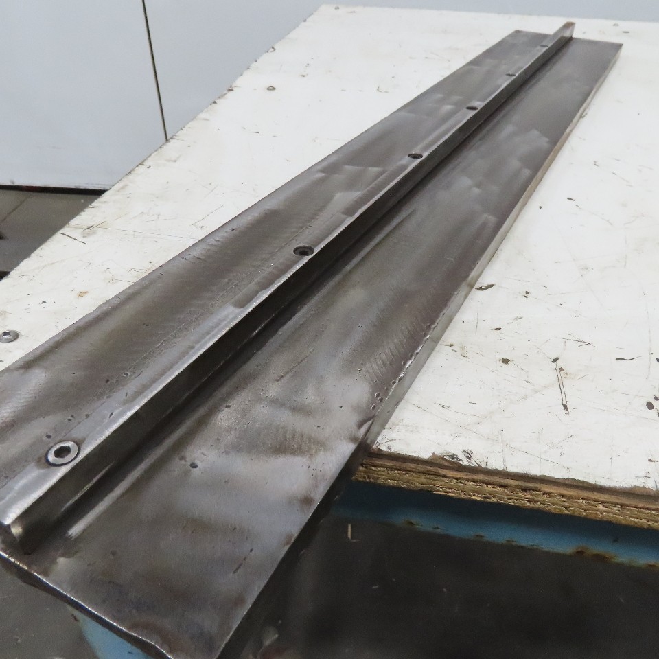 36″ x 6″ Wide 3/4″ Thick Steel Plate Fixture 1/2″ x 3/4″ Tall Center Tang