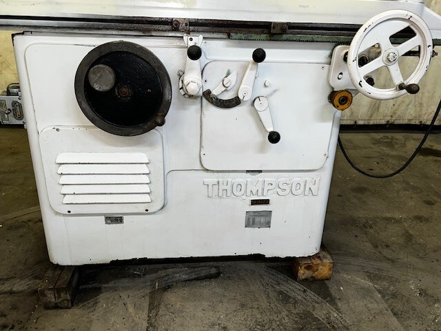 THOMPSON SURFACE GRINDER MANUAL MODEL B 8″ X 24″ SIZE 10″ STANDARD WHEEL