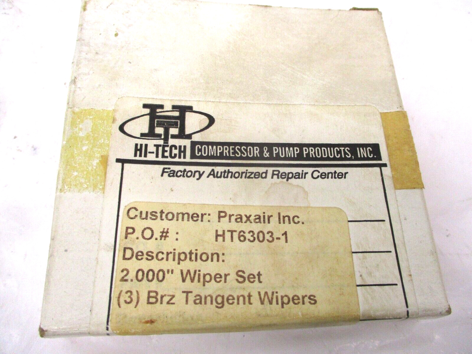 HI-TECH 2.000″ Wiper Set (3) Brz Tangent Wipers Lot of 3 Pieces A6669PA