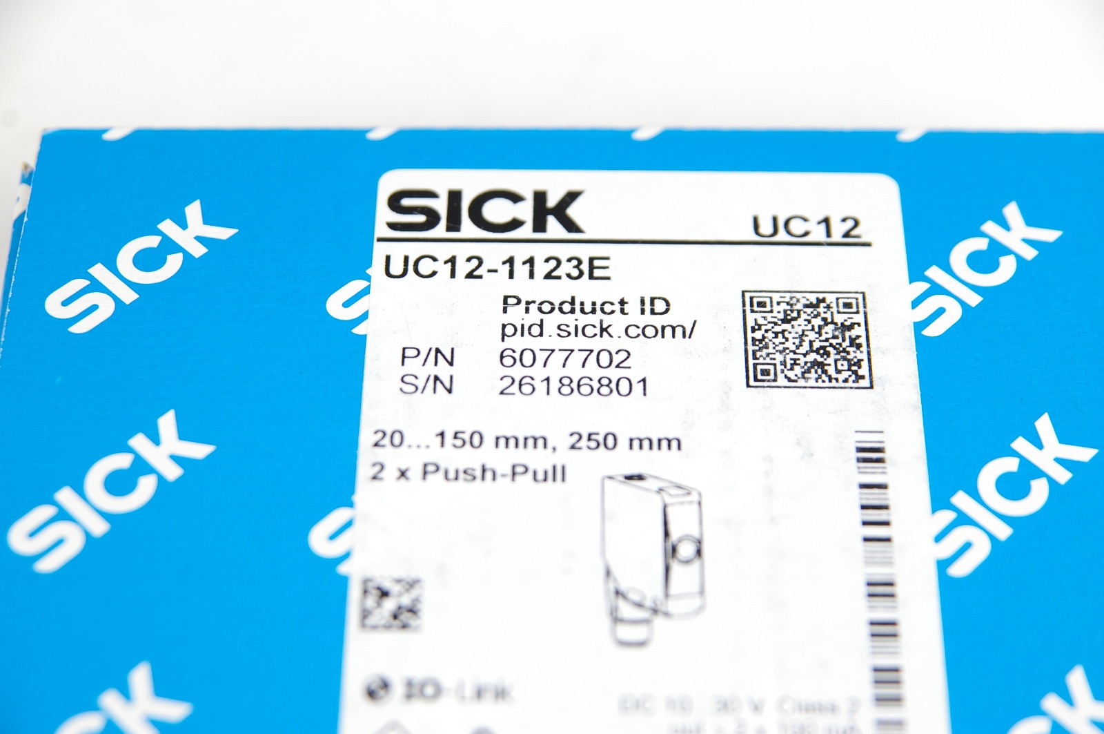 Sick UC12-1123E 6077702 Ultrasonic Sensor