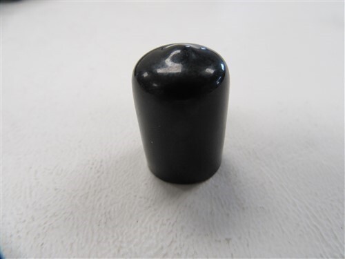 STOCKCAP VINYL SHORT CAPS 0.500″ X 0.750″ (BAG OF 100) BLACK 001328 MARINE
