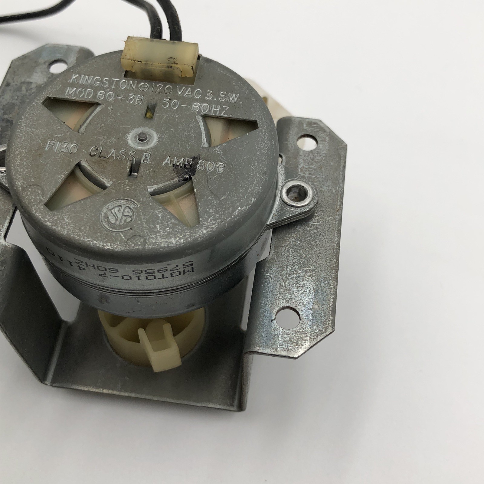 Kingston Timer Motor 60-3B 120VAC 3.5W 50-60Hz AMB 80°C