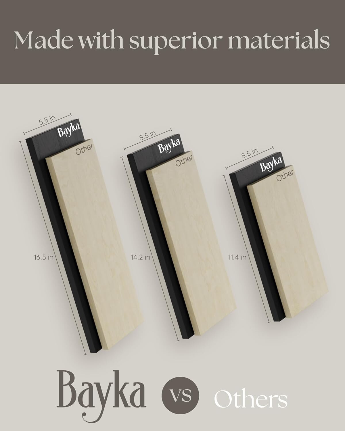 Floating Wall Shelves Wall Mounted Rustic Wood Floating Storage Shelves Set of 3