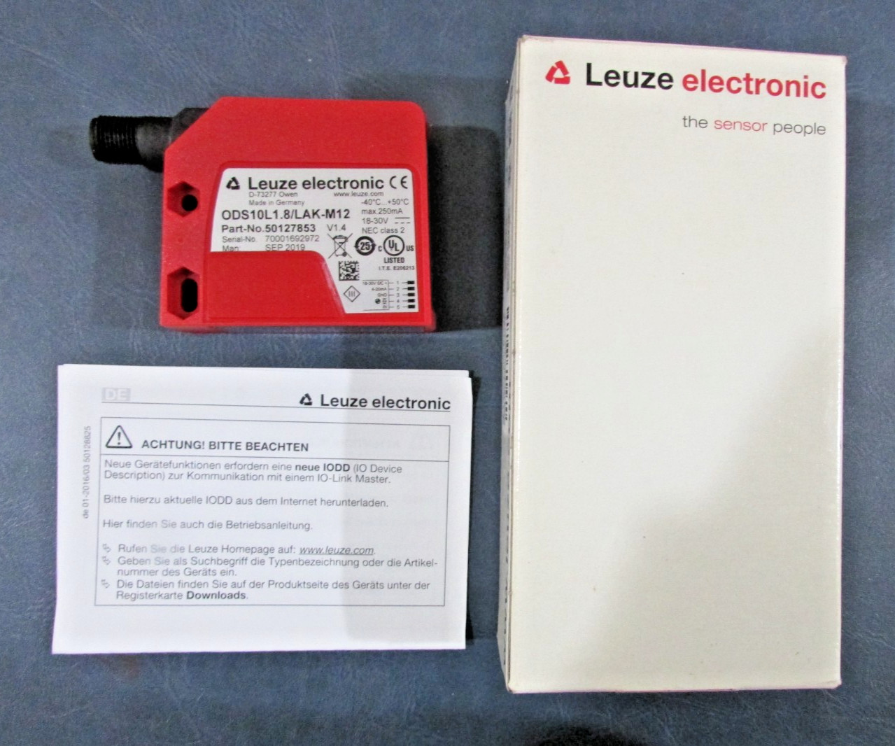 Leuze Electronics ODS10L1.8/LAK-M12 Sensor 50127853