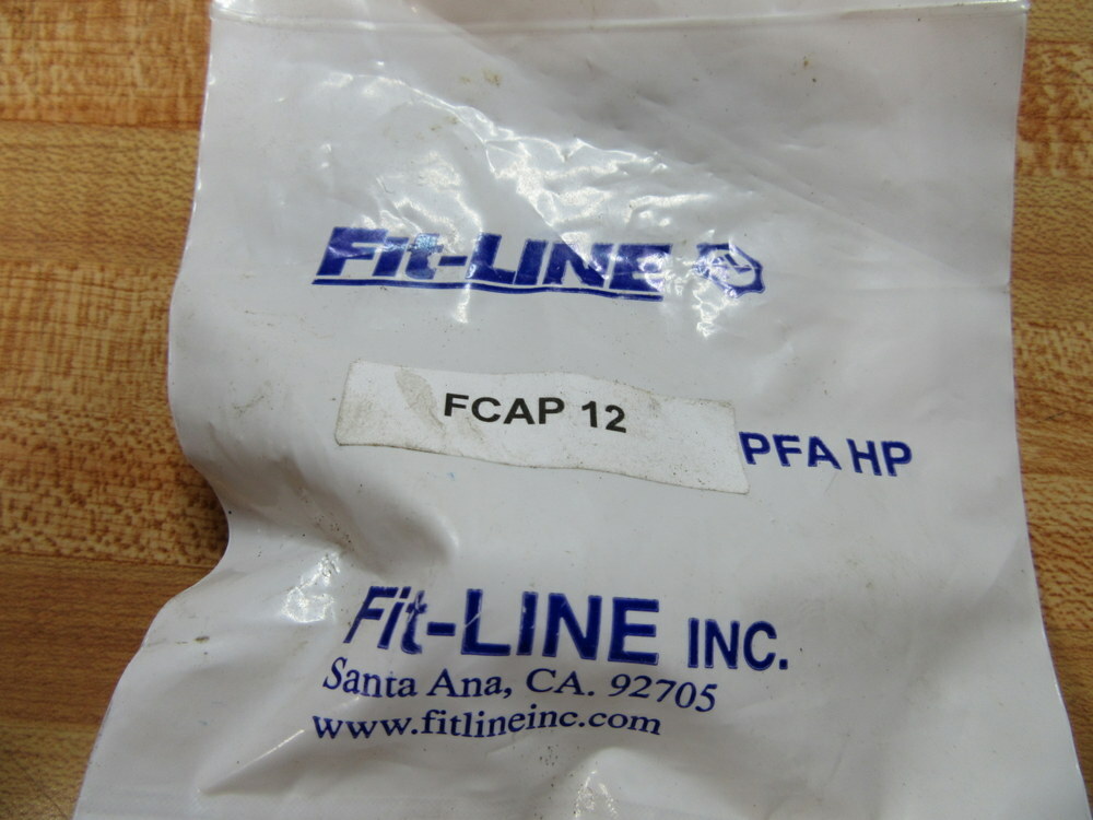 Fit-Line FCAP 12 PFA Plug FCAP12 (Pack of 2)