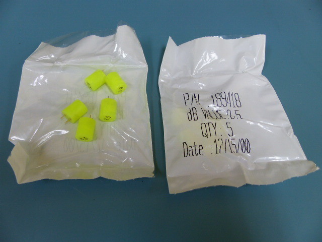 Scientific Atlanta 189418 Qty of 20 per Lot 8.5dB ATTENUATOR TO5 860MHZ 75 O