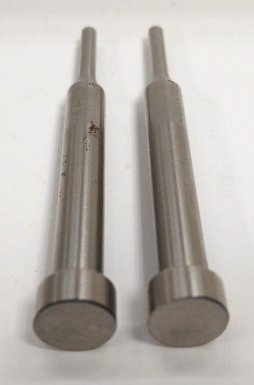 IMPAX TOOLING M2 P .113 ROUND PUNCH ISPV025-2503 GRADE M2 PONT DIA 1/8 LOT OF 2