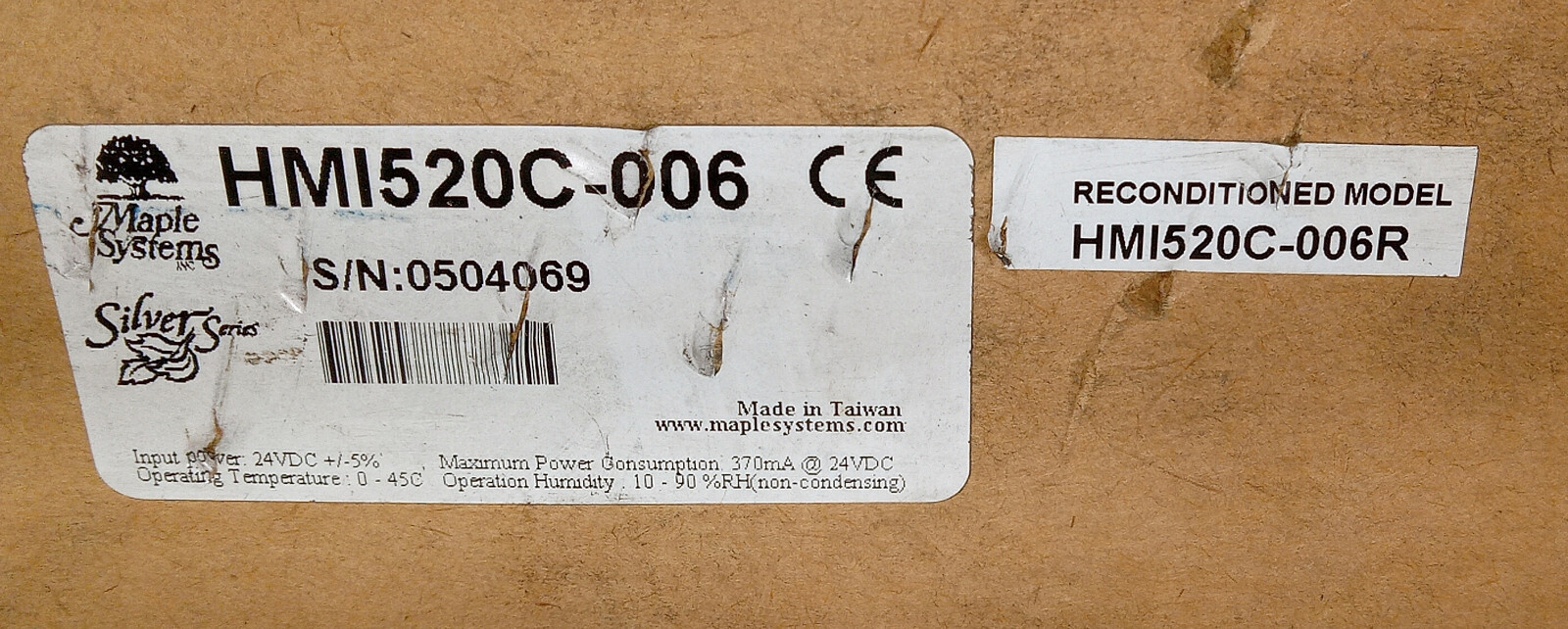 1 RECONDITIONED MAPLE SYSTEMS HM1520C-006 TOUCH SCREEN ***MAKE OFFER***