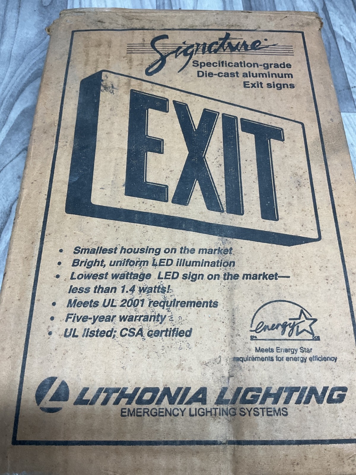 LITHONIA LIGHTING LE-S-B-2-R-120/277 / LESB2R120277 *NOS* #4015B109PR3