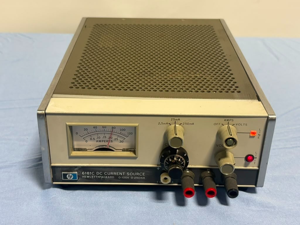 HP Hewlett Packard 0-100V 0-250 mA DC Current Source Model 6181C