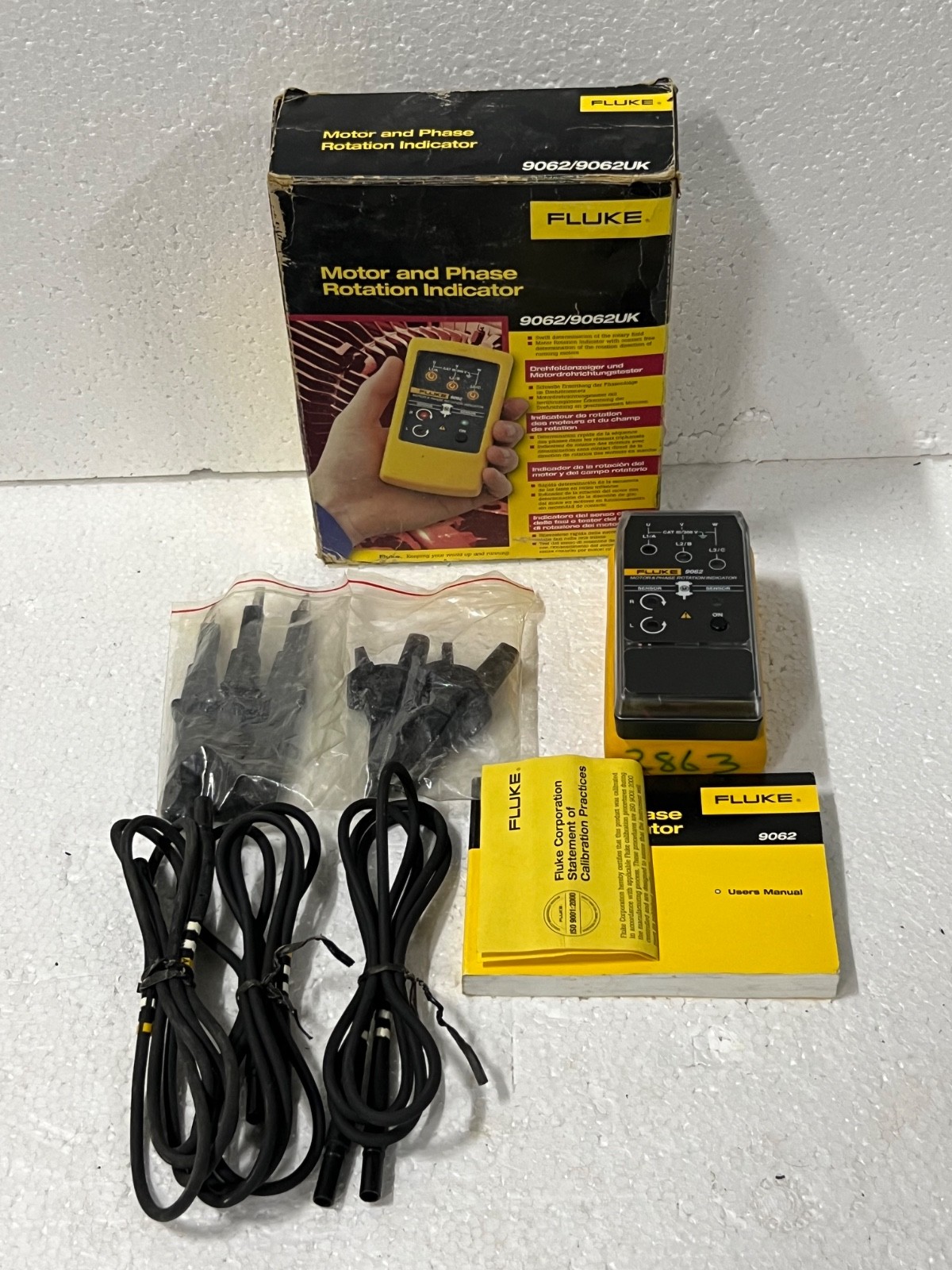 Fluke 9062 Motor and Phase Rotation Indicator