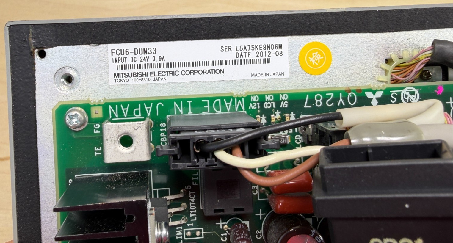 Mitsubishi FCU6-DUN33 Operator Interface Display Screen w/ FCU6-KB021 Keypad