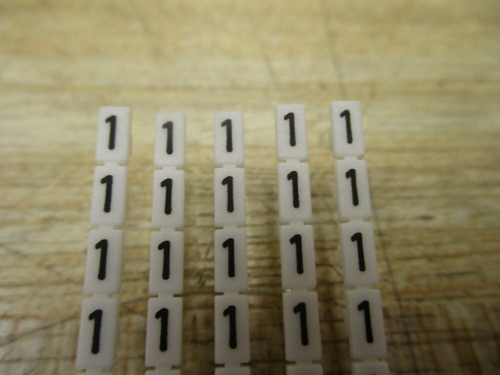 Sprecher+Schuh V7-MP5-1 Terminal Marker Card V7MP51 (Pack of 5)