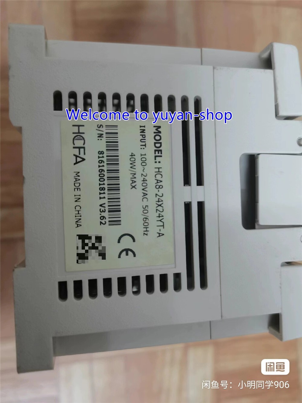 1PCS Used HCFA PLC Programmable controller HCA8-24X24YT-A Tested #T1942 YS