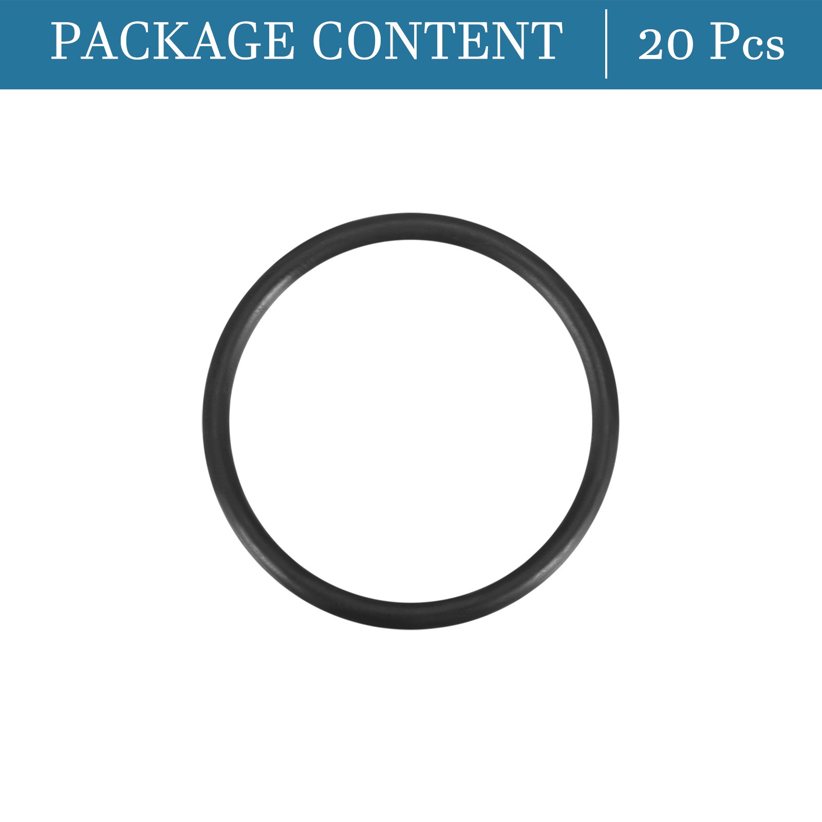 32mm x 28mm x 2mm Nitrile Rubber O-Rings Round Gasket Washer Black