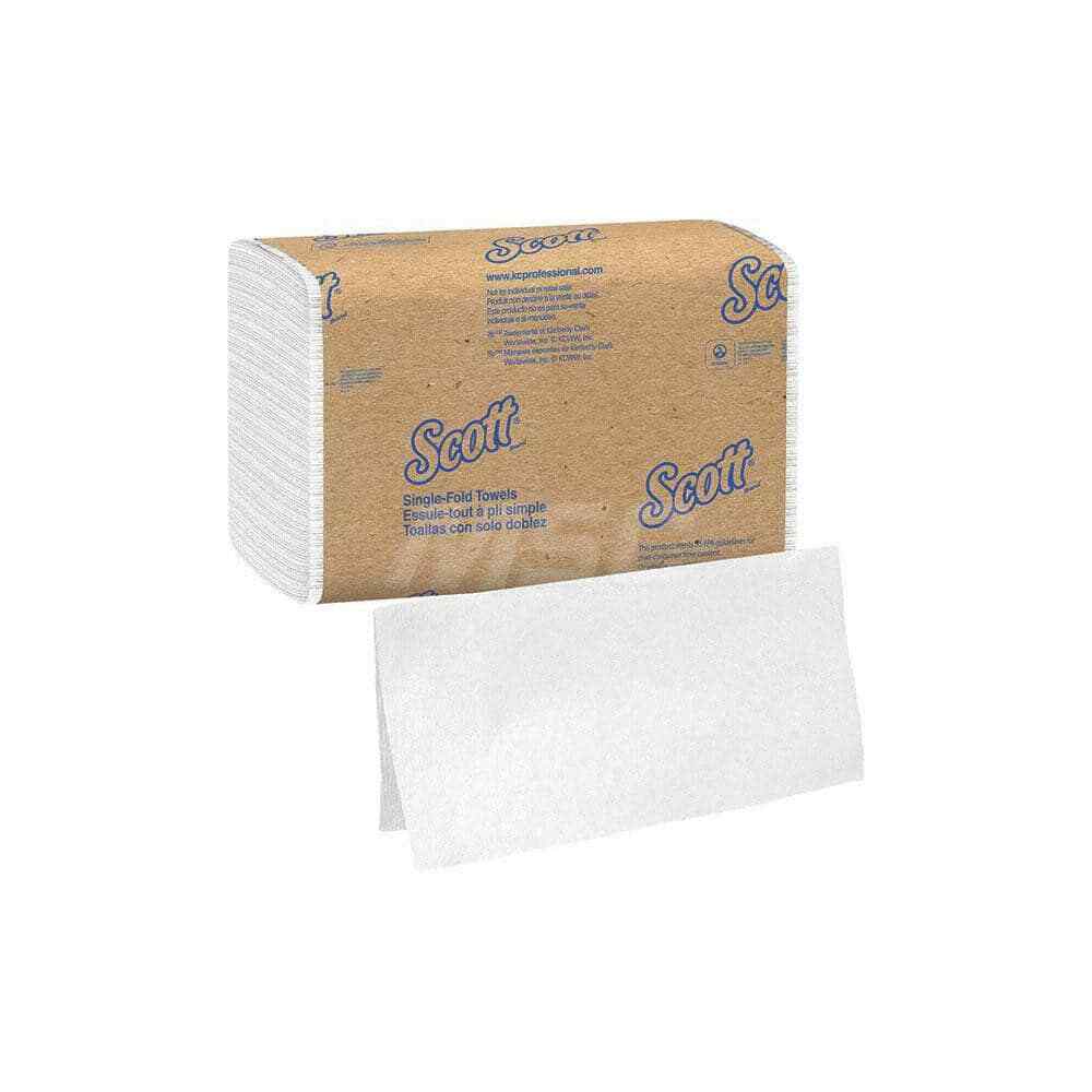 16 Pack Scott Paper Towels: White Single Fold, 1-Ply Paper Towels (4,000 Total)