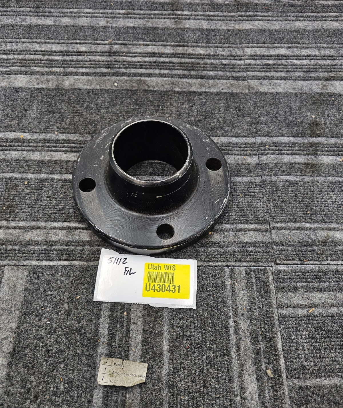Boltex 3 150 B16 A/SA105 Weld Neck Pipe Flange STD 1C986 0326 Black