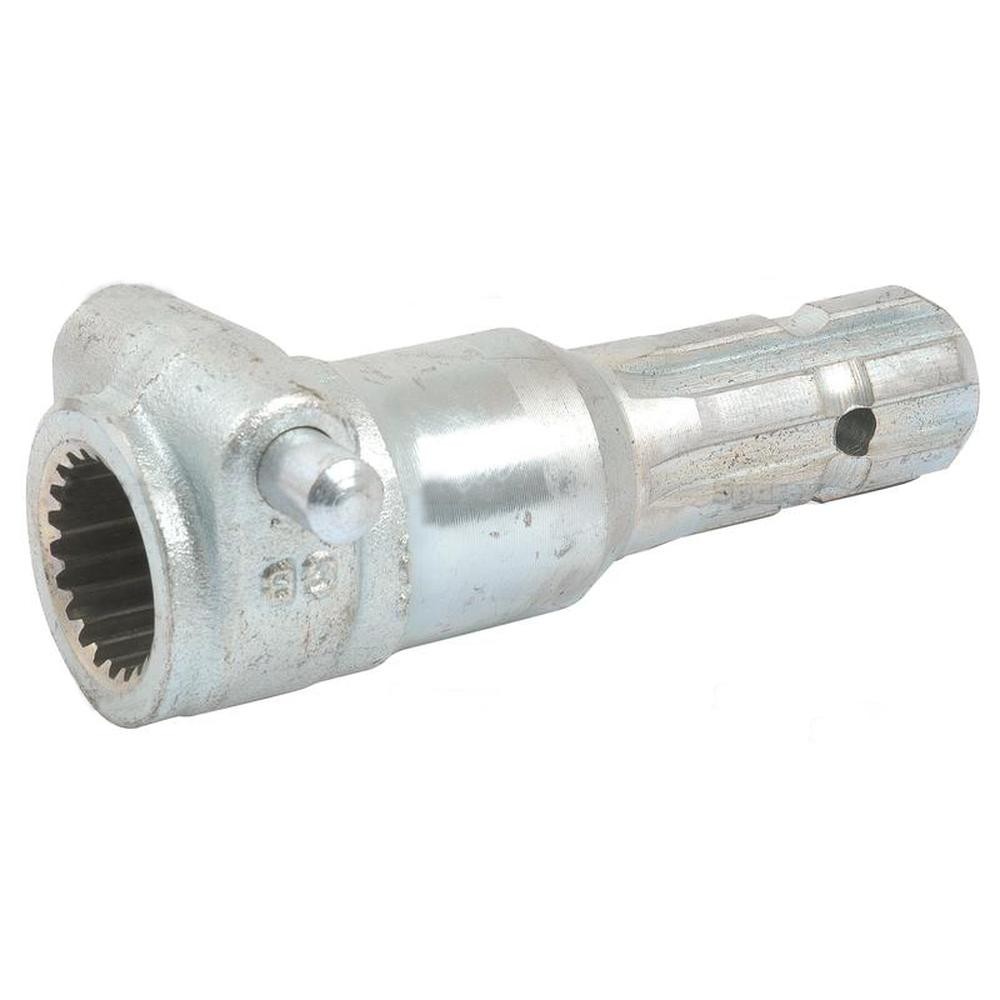 S.15865 PTO Adapter Female spline 1 3/8” 21 x Male 1 3/8” 6 Quick Release Pin