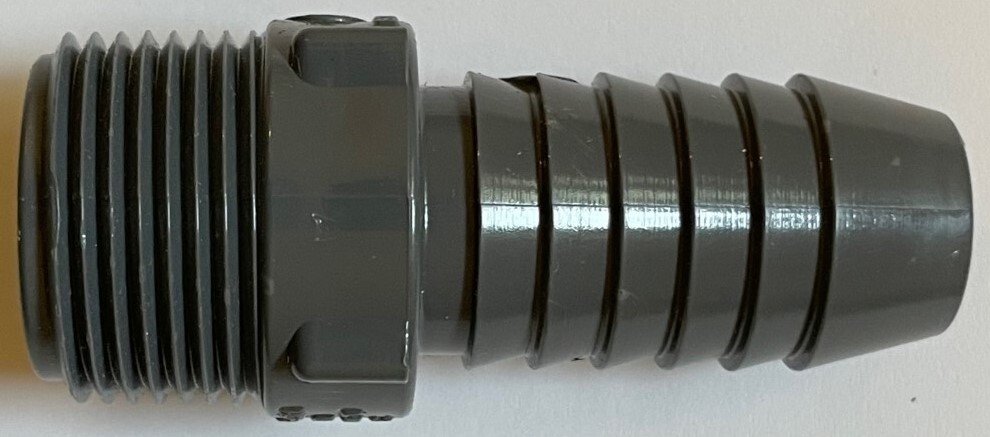 LASCO 3/4″ x 3/4″ Schedule 80 PVC Male Insert Adapter – Insert x MPT