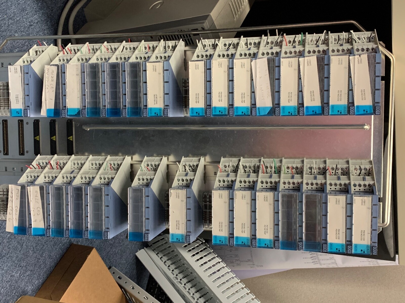 Siemens MBC backplan, power supply, processor, and 29 PTM6.2i420s