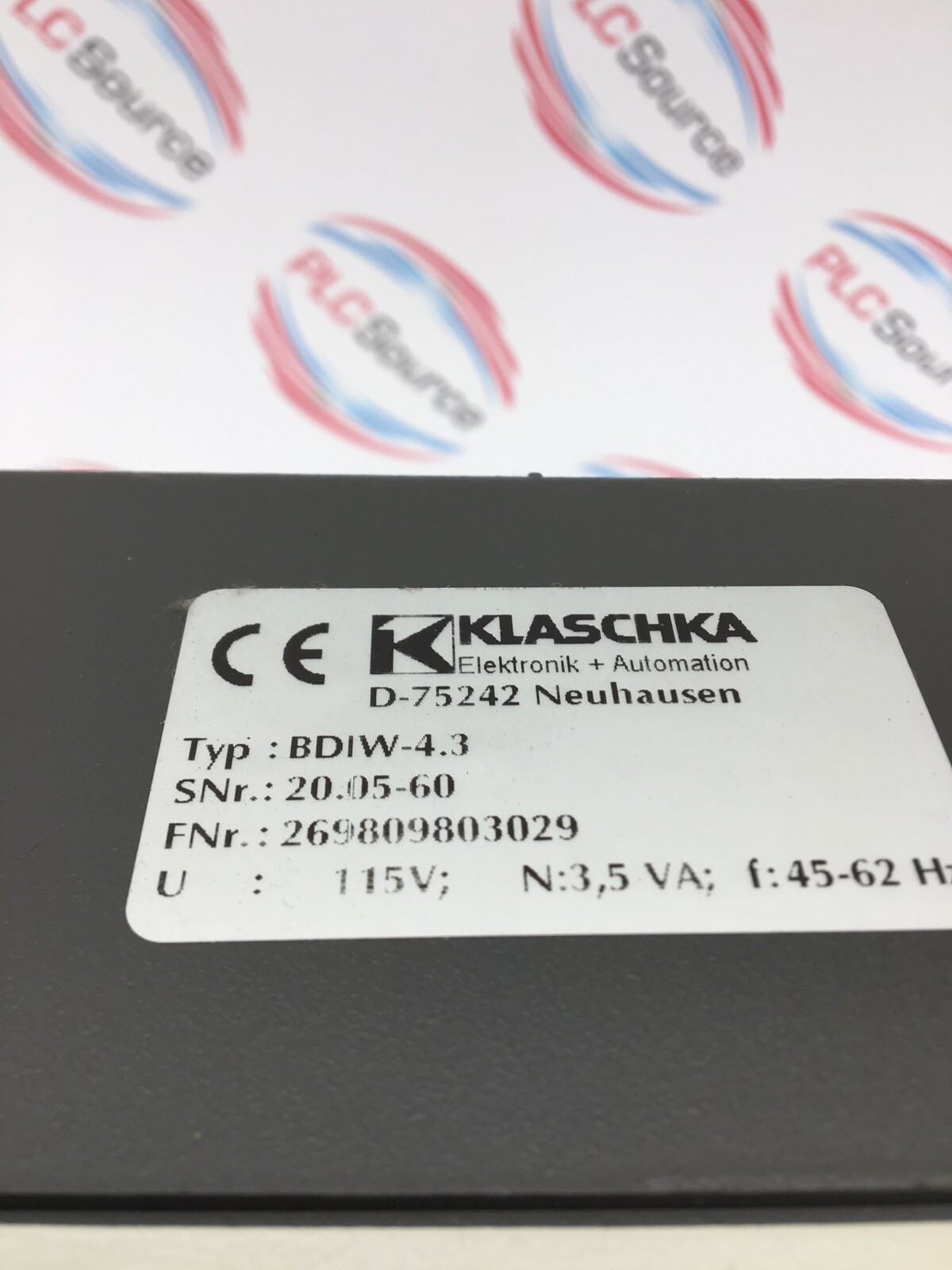 KLASCHKA BDIW-4.3 BDIF SENSOR CHANNEL