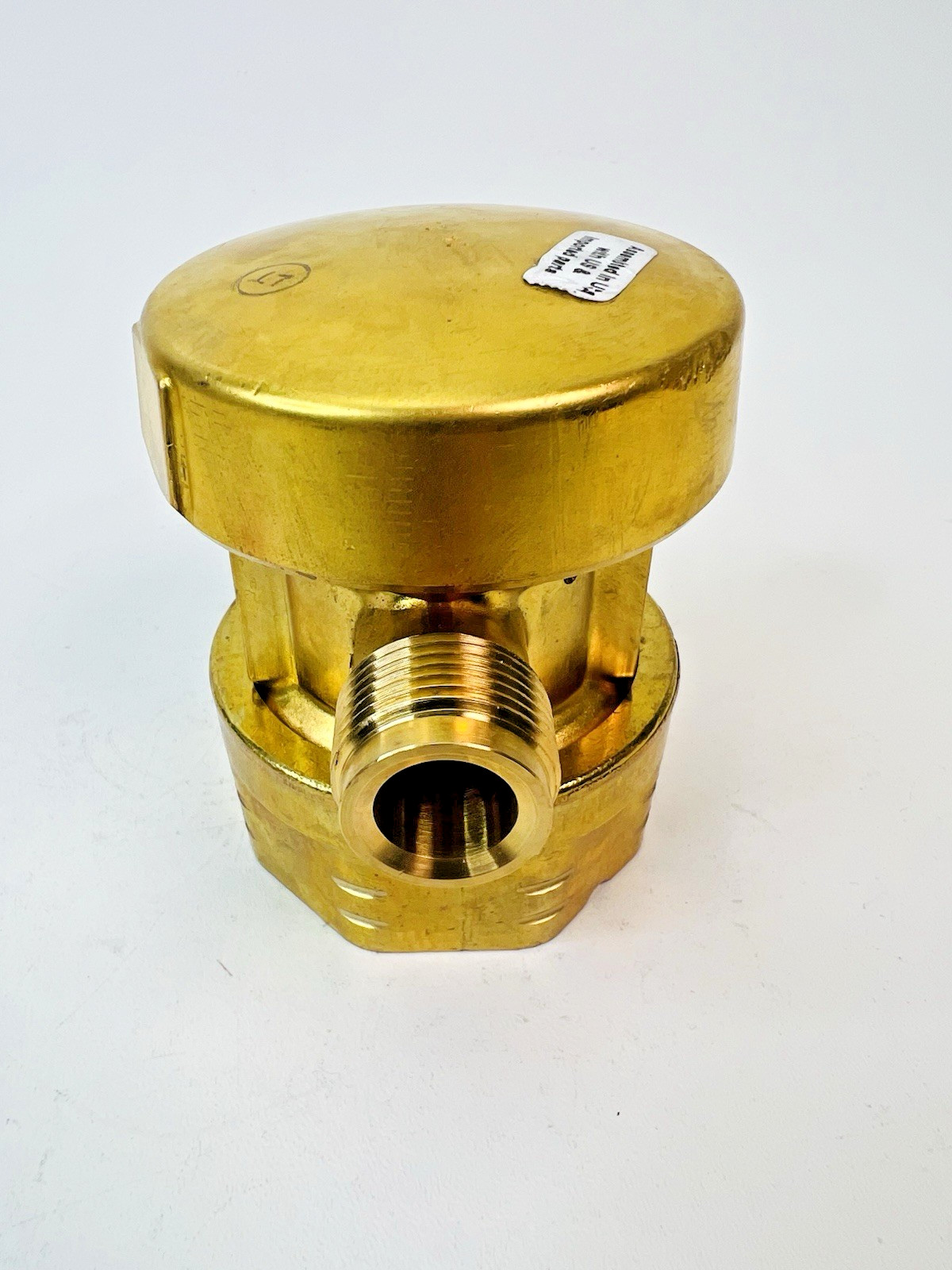 Kidde-Fenwal 81-872442-000 Brass Discharge Head, Grooved Nut for ADS and CO2
