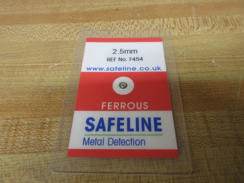 Mettler Toledo TC10250FE Safeline Metal Detection Test Card TC1 2.5MM FE